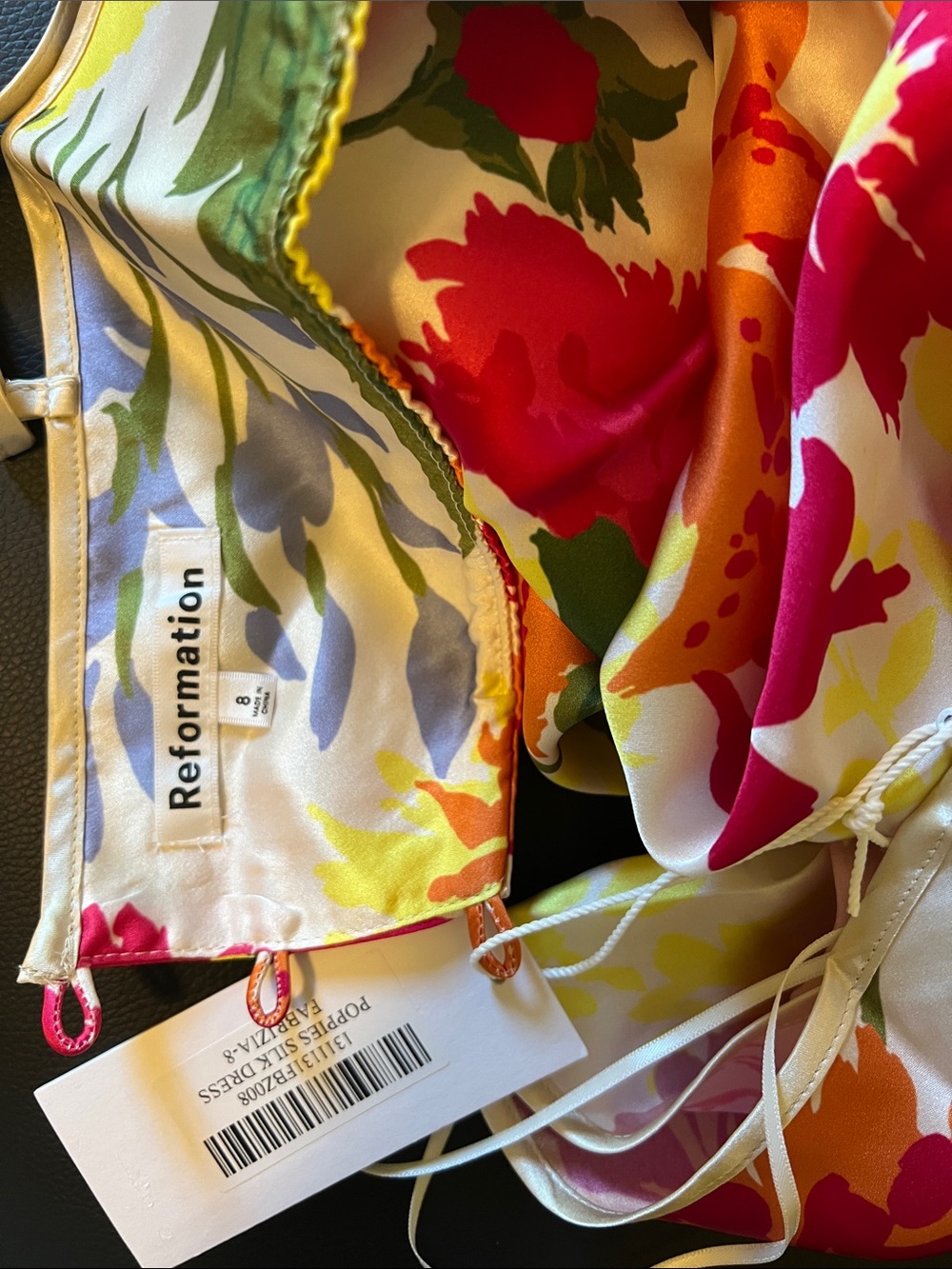 Reformation Poppies silk dress (Fabrizia) - Picture 5 of 6